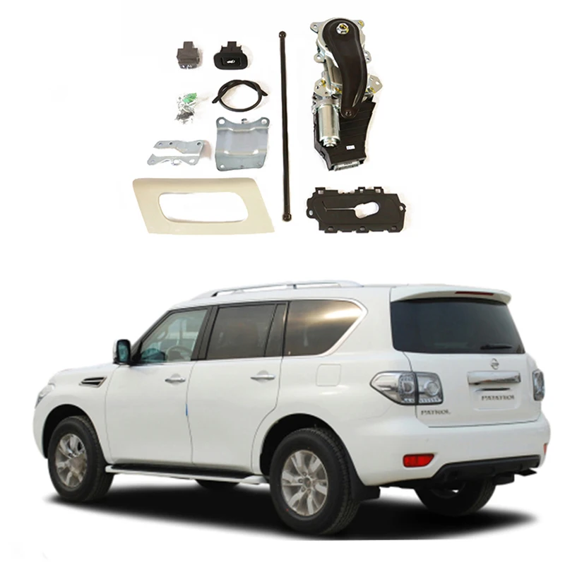 

Electric tailgate car parts for Nissan Patrol. Tailgate parts for SUV. Foot sensor for automatic lifting of tailgate.