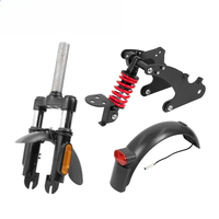 E-Scooter Front Suspension Fork Mudguard Sets Rear Suspension Kit for Xiaomi M365/1S/Pro/Pro2 Rear Shock Absorber Parts