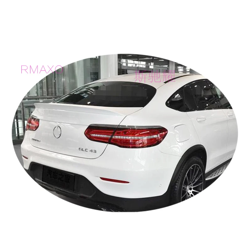 For Mercedes Benz GLC Class Coupe GLC300 GLC250 Spoiler 2016-2018 GLC43 GLC260 Spoiler High Quality ABS Car Rear Wing Spoiler