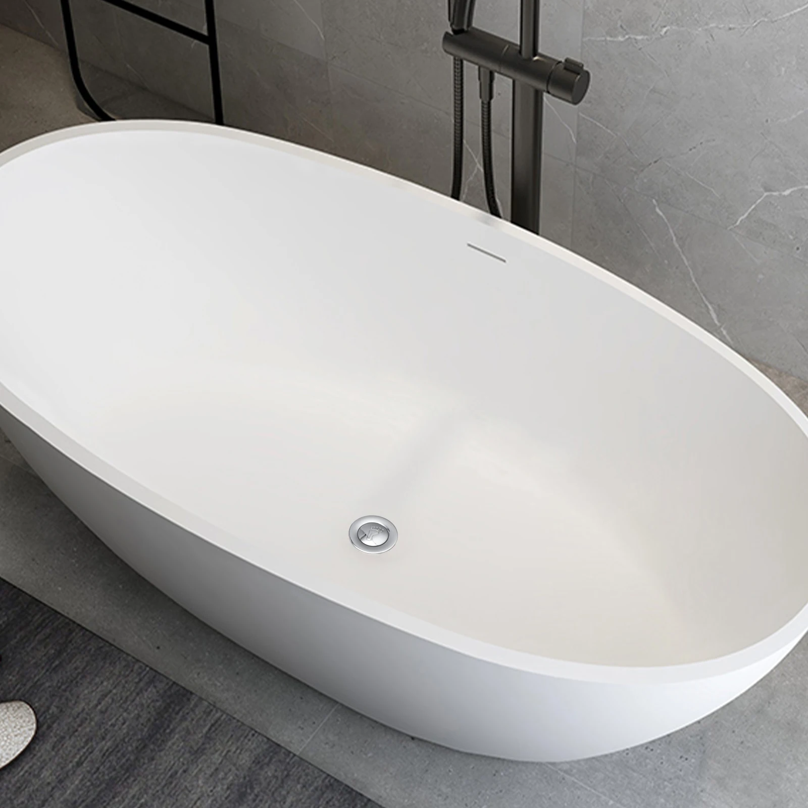 

1PCS Bathtub Waste Set Brass Drain And A Siphon Overflow Tub Efficient Drainage Bathroom Accessories Home Renovation Supplies