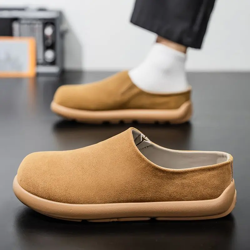 

Summer Slip-on Round Toe Men's Casual Shoes in Promotion Adults Classic Original Male Shoe Elegant Low Price New Common Sneakers