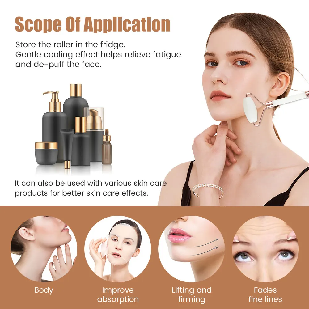 Resin Wax Gua Sha Roller Massager Rose Scraping Facial Skin Beauty Resin Guasha Board for Body Scraping Face Massage Tool Set