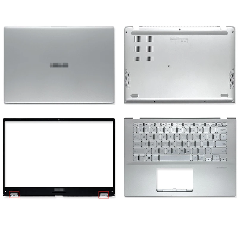 

New For ASUS VivoBook 14 X412 V4000F Laptop LCD Back Cover Front Bezel Palmrest Bottom Case Top Case A B C D Cover 14 inch