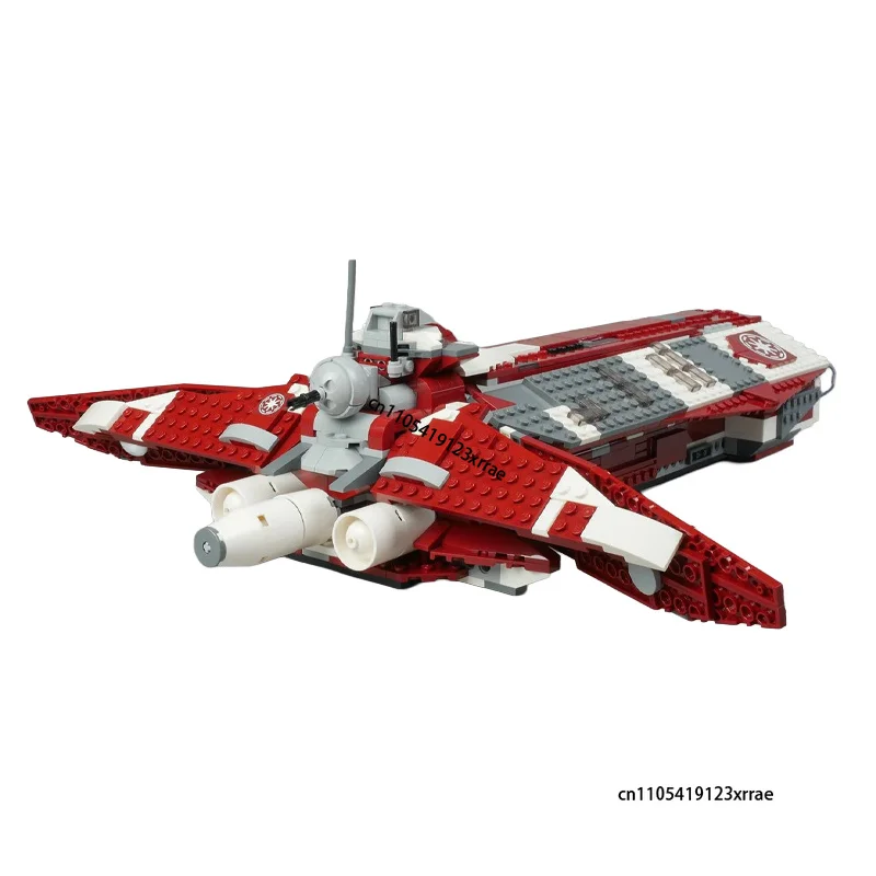 NEW MOC Pelta-Class Frigate Building Blocks DIY Space War Military Battle Model Custom Puzzles Education Toy Kids Birthday Gift