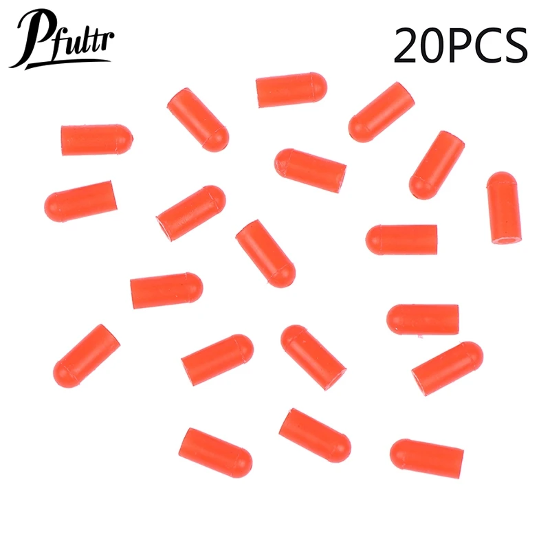 20PCS Food Grade Silicone Rubber Needle Cover Syringe Sealing Test Tube End Cap