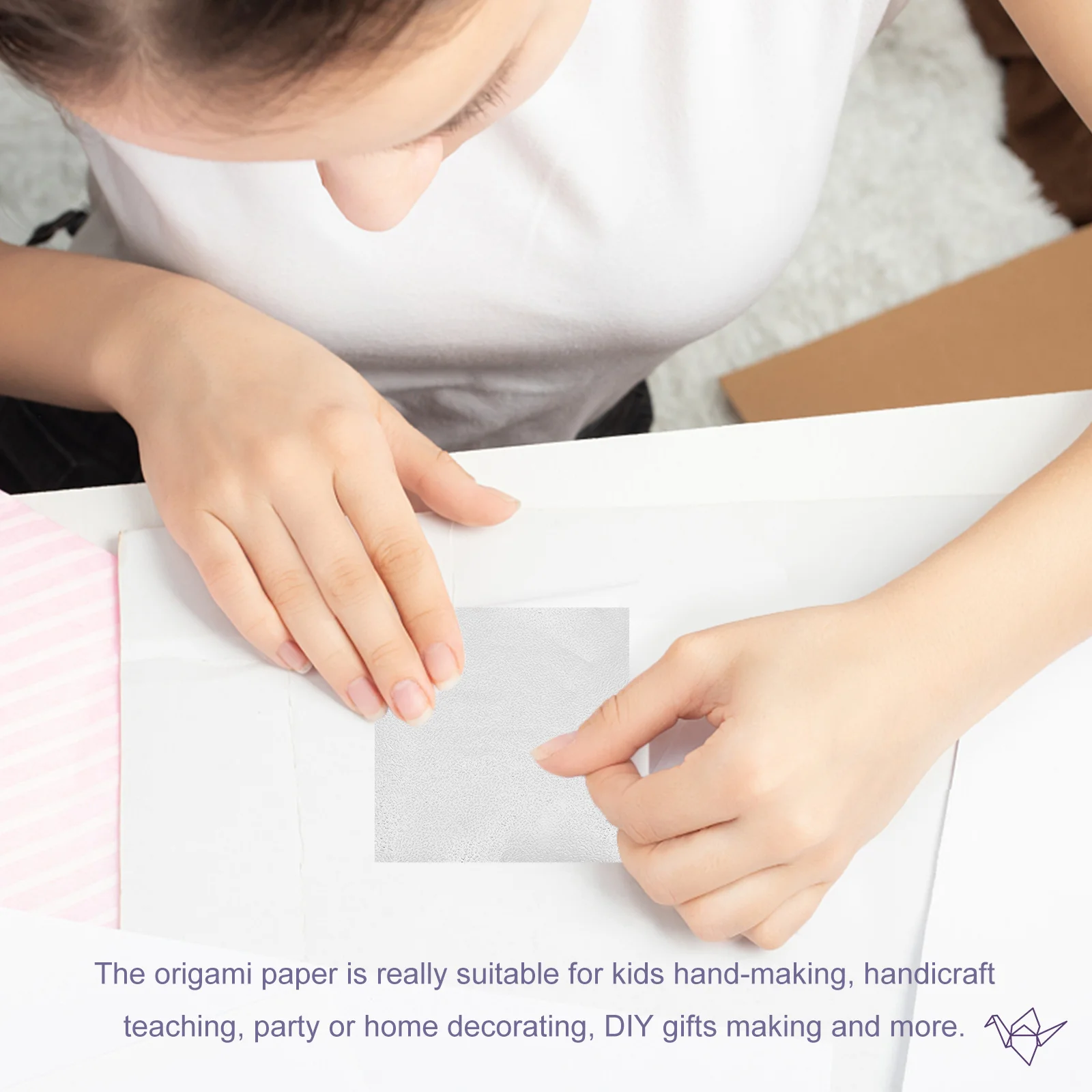 100 pezzi di carta origami quadrata carta pieghevole per bambini adulti fai da te artigianato arte regalo set abilità di formazione attività per bambini