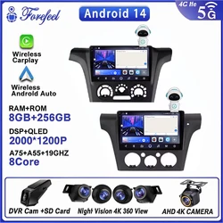 2K Android 16 Car Radio For Mitsubishi Outlander 1 2002-2008 Multimedia Video Player Gps Navigation Carplay Split Screen 2K
