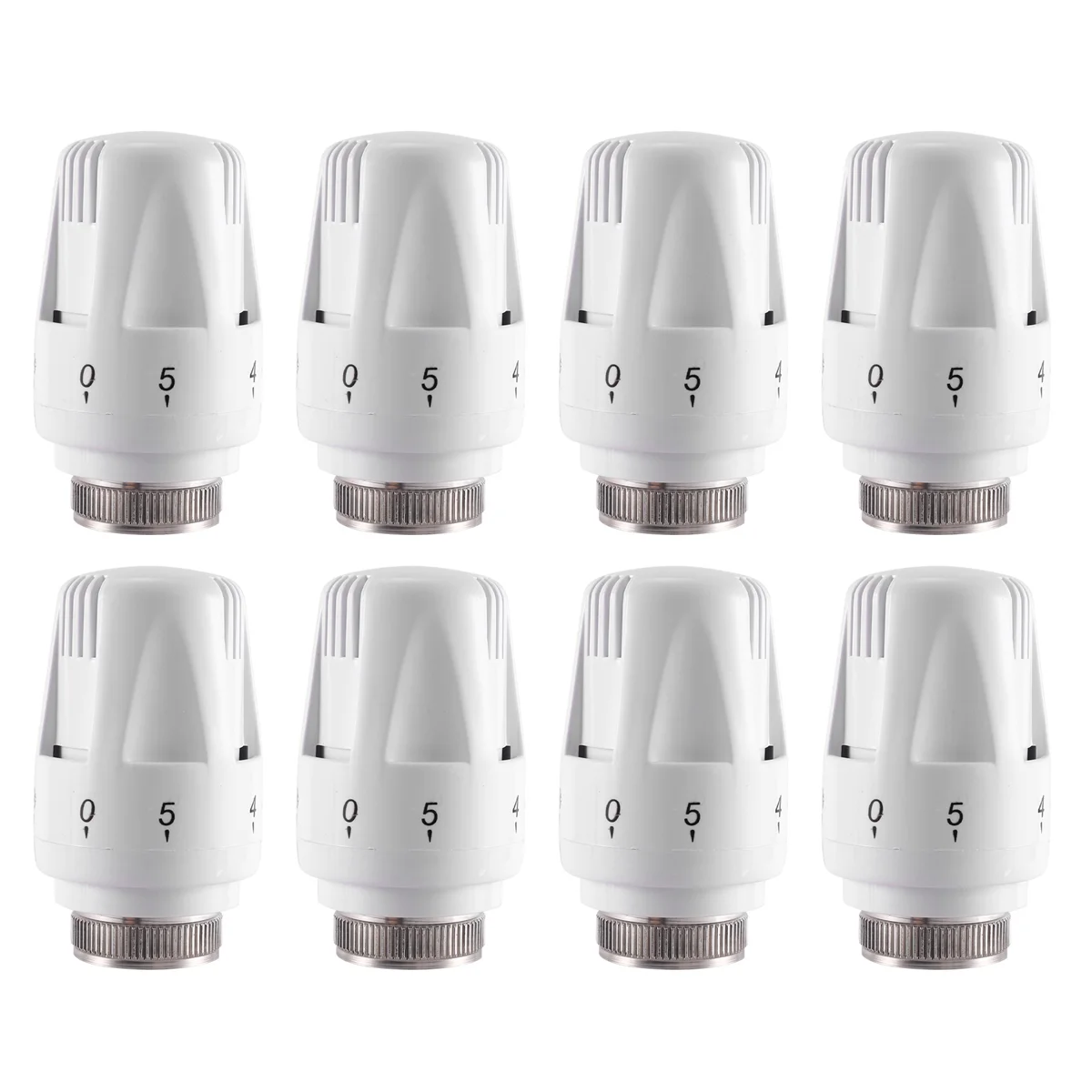 8ชิ้นวาล์วหม้อน้ำเทอร์โมสตัทหัวเปลี่ยนวาล์วหม้อน้ำ