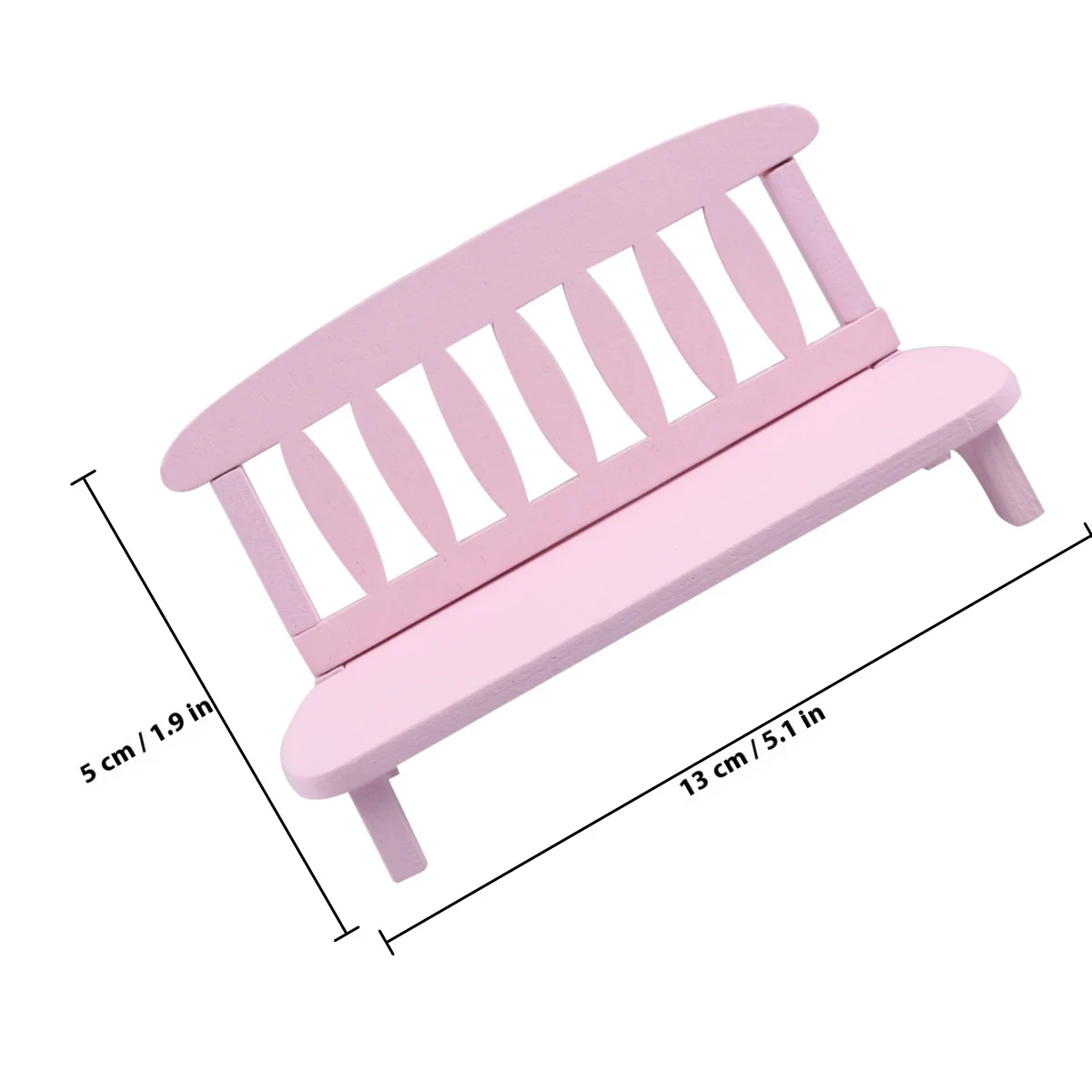 1 قطعة أريكة خشبية صغيرة الوردي خمر ديكور مكتب المنزل رائعتين براعة خزانة زخارف للحانات صور الدعامة كرسي حلية #5