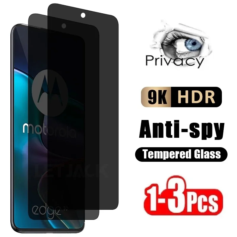 1-3 sztuki Privacy Tempered Glass Screen Protector Anti-Spy dla MOTO G50 G84 G34 G54 G53Y G53J 5G Power G Stylus 5G 2023