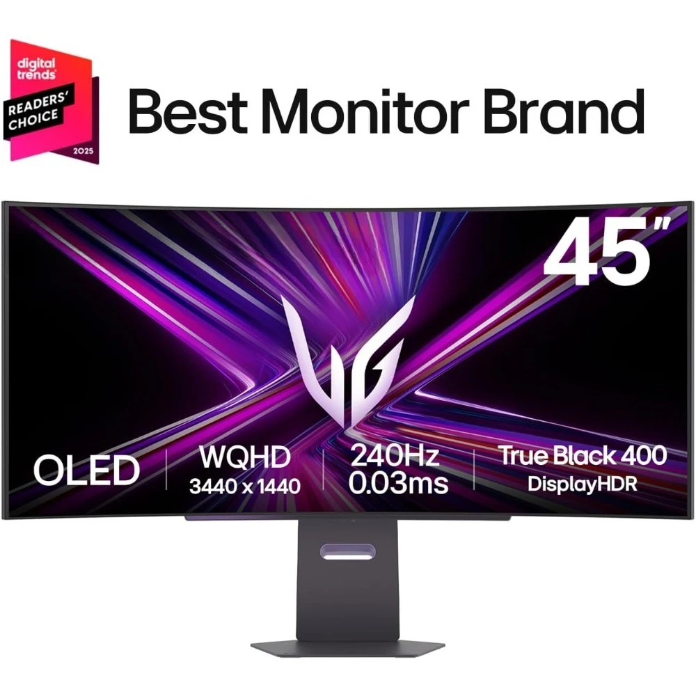 

Игровой монитор Ultragear 5K2K WUHD OLED с изогнутым экраном 45 дюймов, 165 Гц, 0.03 мс, G-Sync, FreeSync Premium Pro HDR, True Black, доставка по США