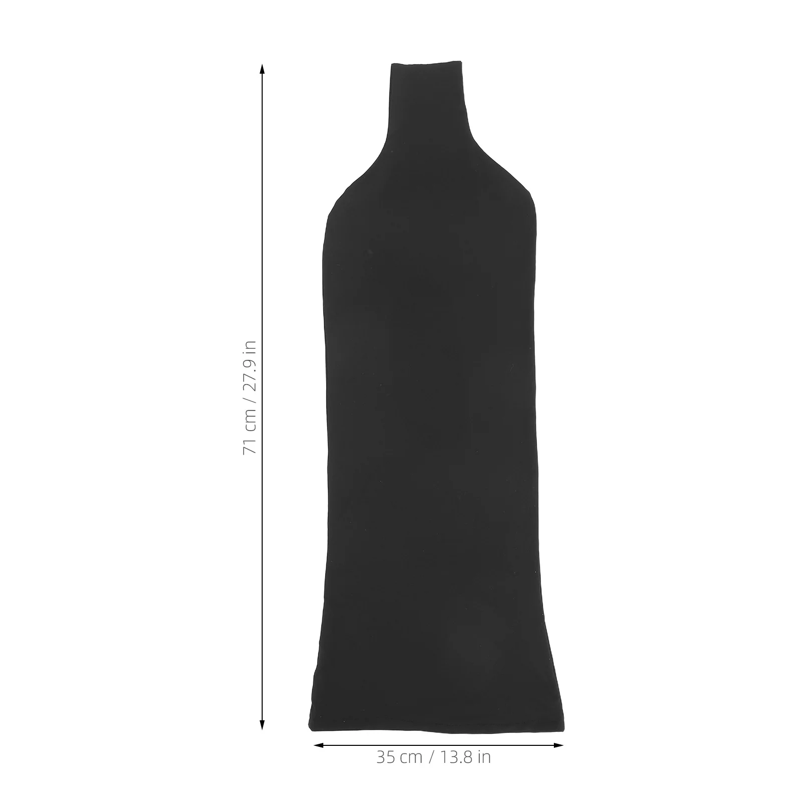 1pc Black White Mannequin Cover Dress Cloth Torso Model Upper Stand Model Accessories Shop Mall Black Body Overlay Body Cover