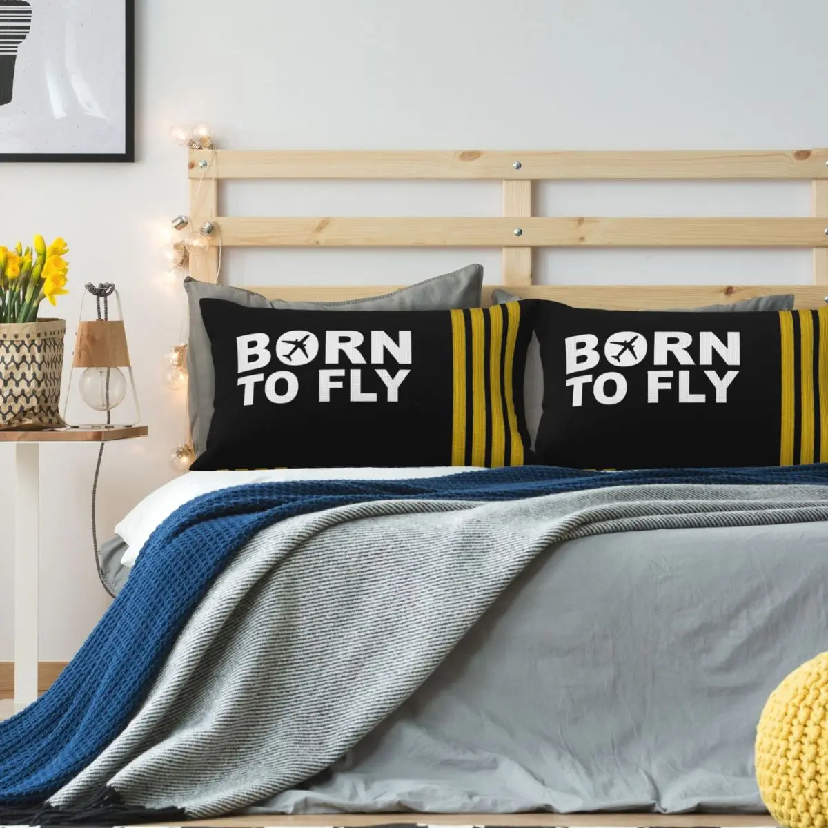 747 Jumbo Jet Top Rectangle Linen Pillowcase Cushion Cover Polyester Decorative Bed Home Comfort Throw Pillow