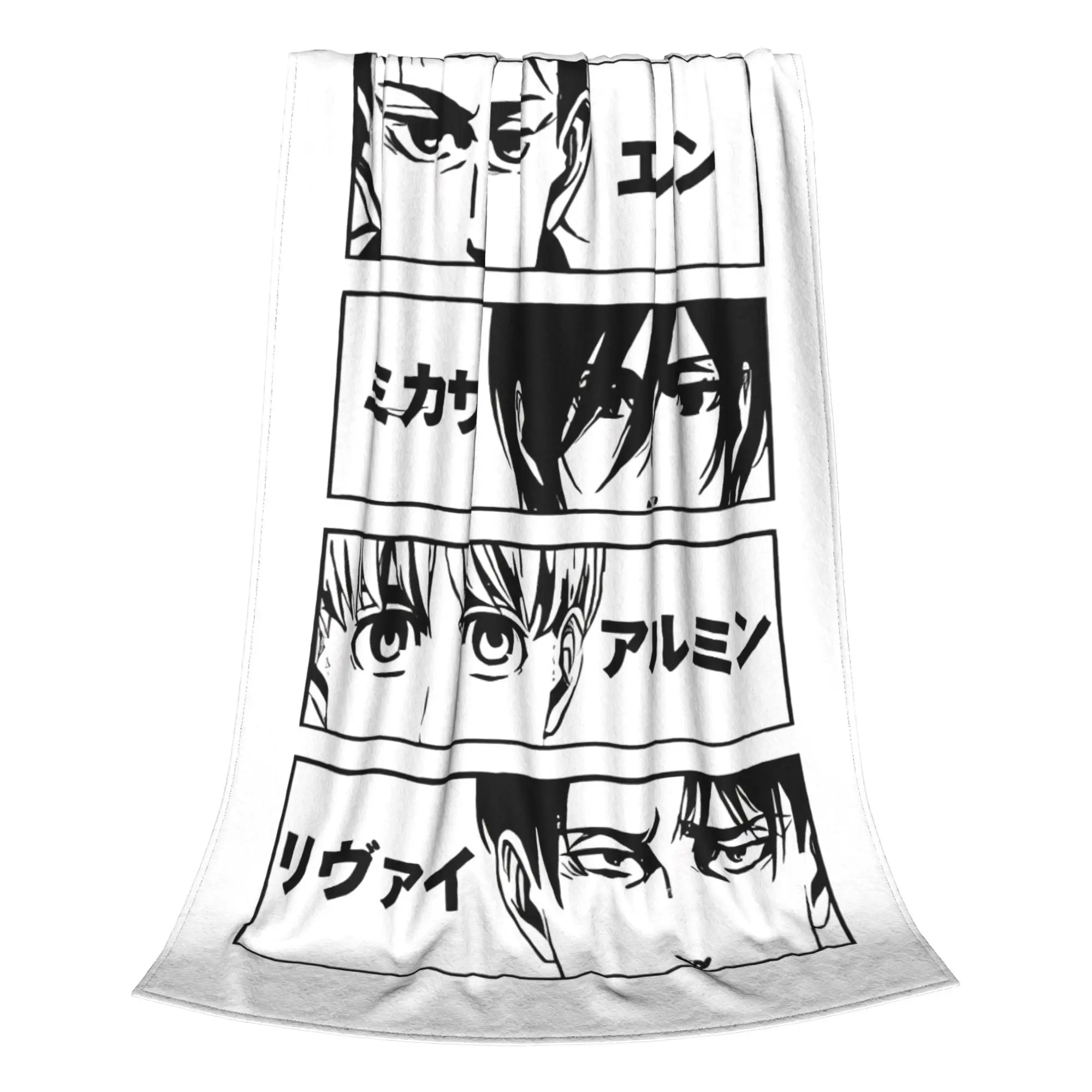 1PC Attack Heroes aAttack on Titan Home Room Decorations Winter Blankets For Adults Bedding Home Interior Sofa Knee