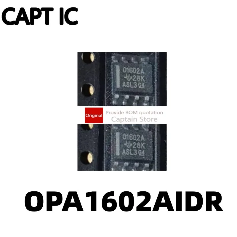 1PCS OPA1602 OPA1602A OPA1602AIDR 01602A SOP-8 universal operational amplifier chip