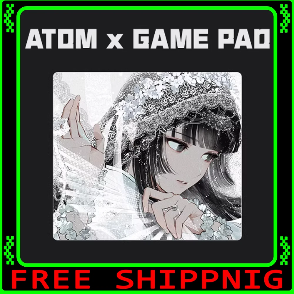 

Игровой коврик для мыши ATOM Resin, для FPS, скорости и точности, водонепроницаемый, нескользящий, для CSGO, APEX, Valorant, аксессуары для ПК, подарки
