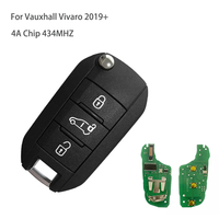 Flip Key For Vauxhall Vivaro 2019+ 434MHz HITAG AES 4A Chip Key Fob P/N 6 232 270 Blade HU83