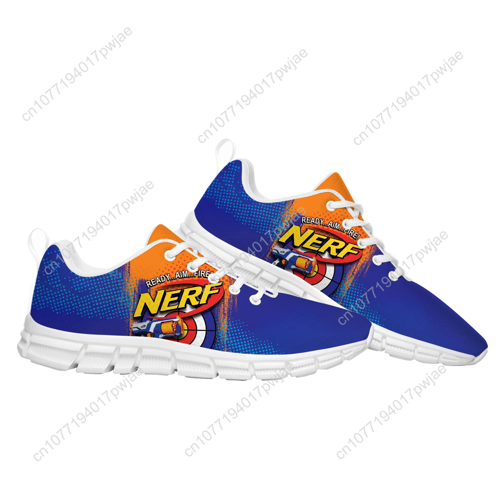 

Hasbro Nerf Game Theme Sports Shoes Mens Womens Custom Sneakers Lightweight Casual Sneaker