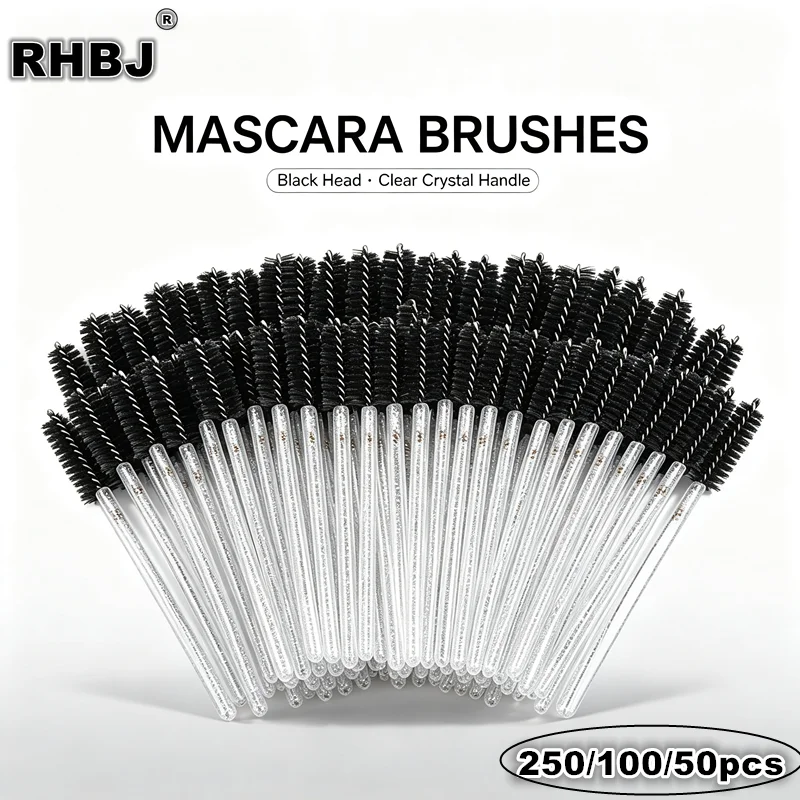 Beauty - Makeup - Eyes - 50-100-250PCS Crystal Eyelash Brush Combs Professional