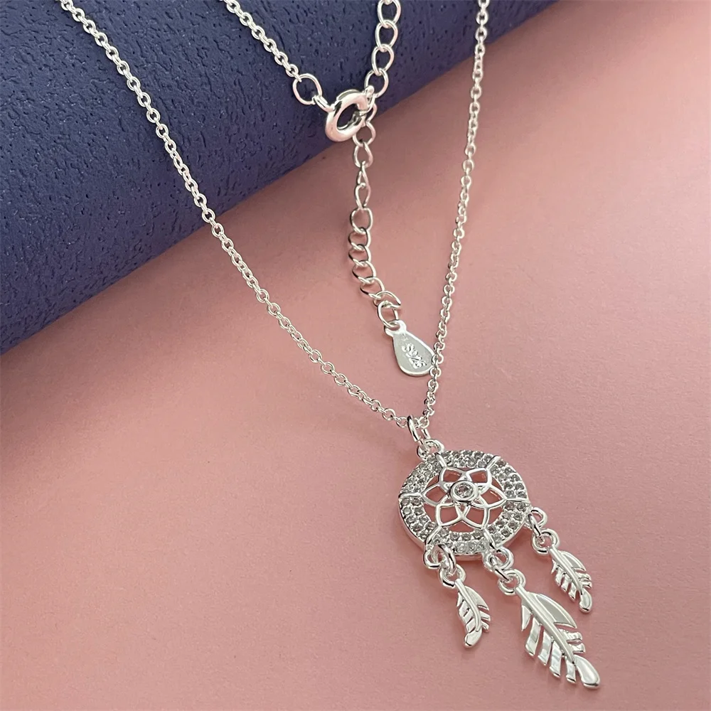 Fashion silver color pumeng.com pendant necklace hot sale men and women fashion jewelry engagement wedding gift