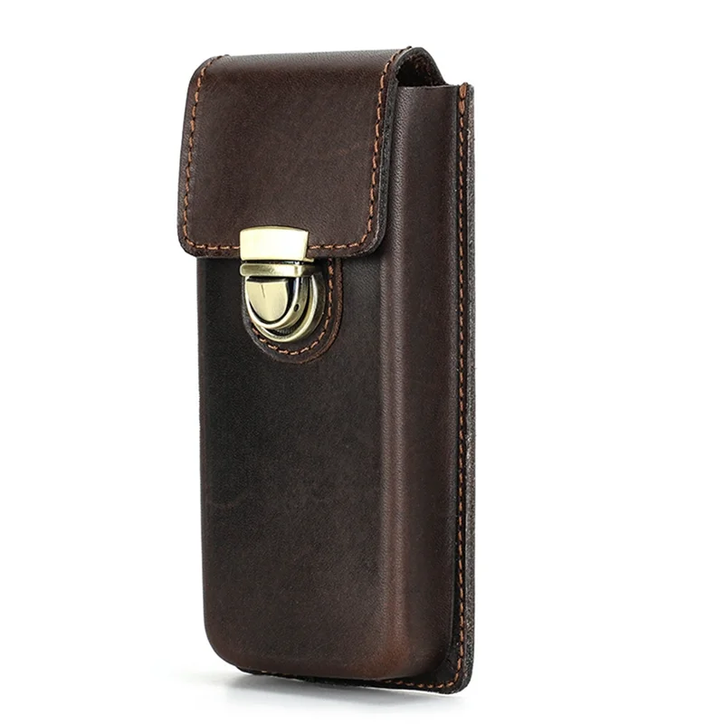 

AT82-Handmade Genuine-Leather Fountain Pen Case Fountain Pencil Organizer Office School Stationery Supplies