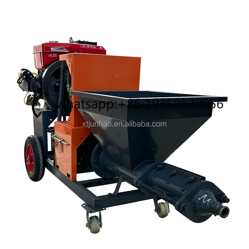 High Power  Model Cement Mortar Plaster Spraying Machine Cement Mortar Spraying Machine