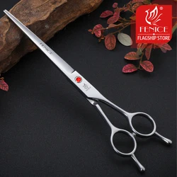 Fenice High quality stainless steel Pet Cutting Scissors 7.0 7.5 8.0 inch Dog Grooming pet products dog shears