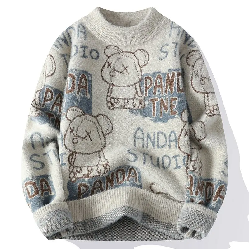 2026 Autumn Men's Fashion Trend Casual Sweater Knitwear