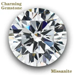 Pierre de moissanite ronde Vvs1 avec certificat GRA, coupe ronde 0,1 ct-12ct, vente en gros, moissanite adt, bijoux exécutifs