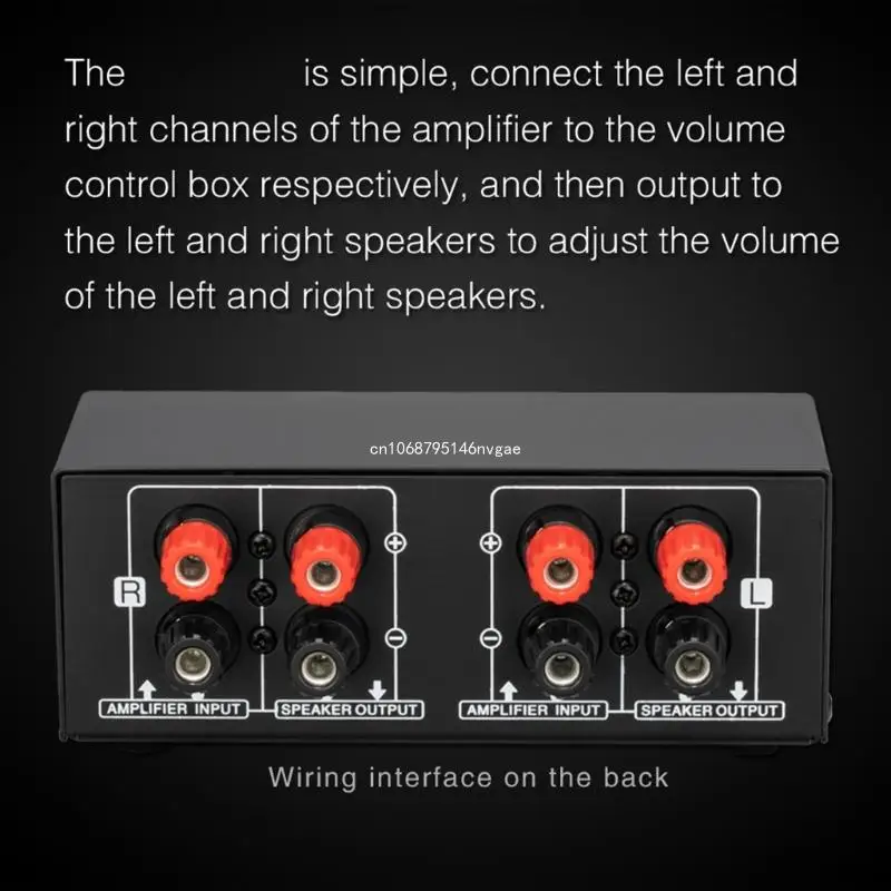 

Speaker Sound Controllers Independent Sound Adjuster for Left & Right Channel New Dropship