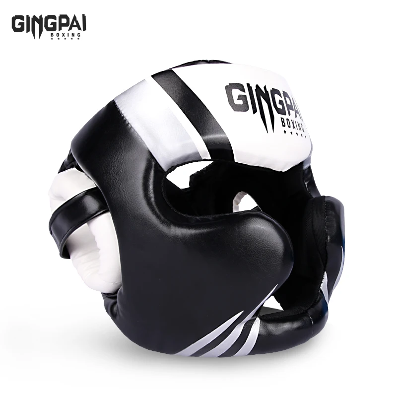 

Boxing Helmet Sanda Fight Head Cover Muay Thai Head Guard Adult Children Boxing Hat Fighting Training Gear