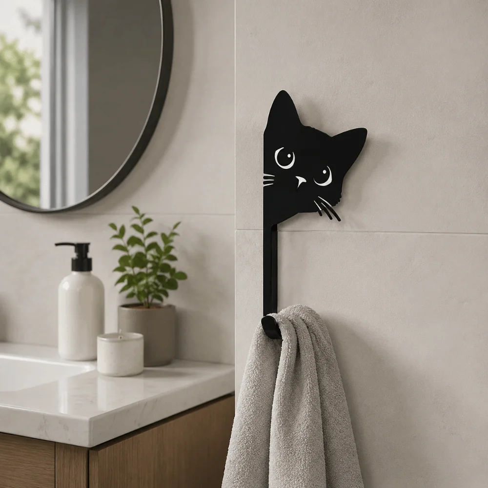 Unique Decorative Cat Hooks 3D - 3D Printing Aluminium recension och pris