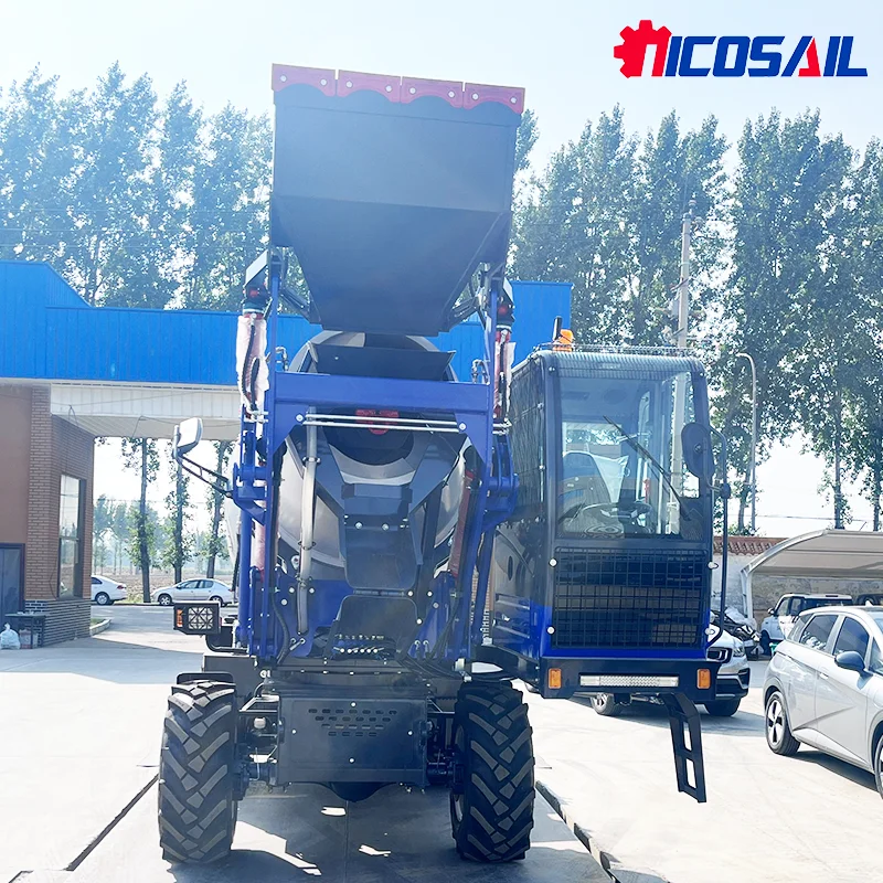 

Factory Price Mini Trailer Concrete Mixer Self Loading Cement Mixer Price Small Concrete Truck Mixer
