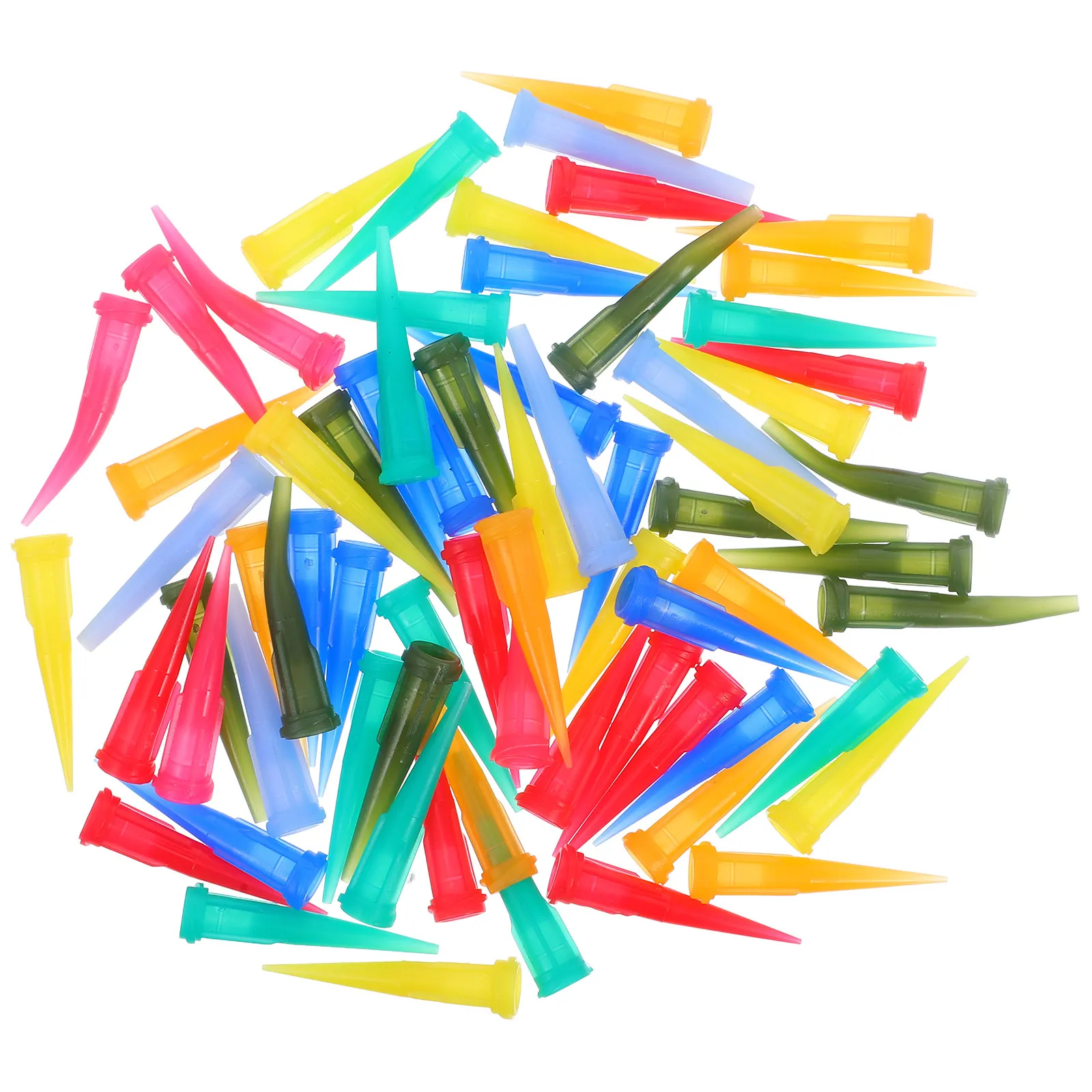 Caulk Nozzle Tips 10Pcs ABS Replacement Caulking Applicator Tools Flexible Precision Glue Tube Nozzles