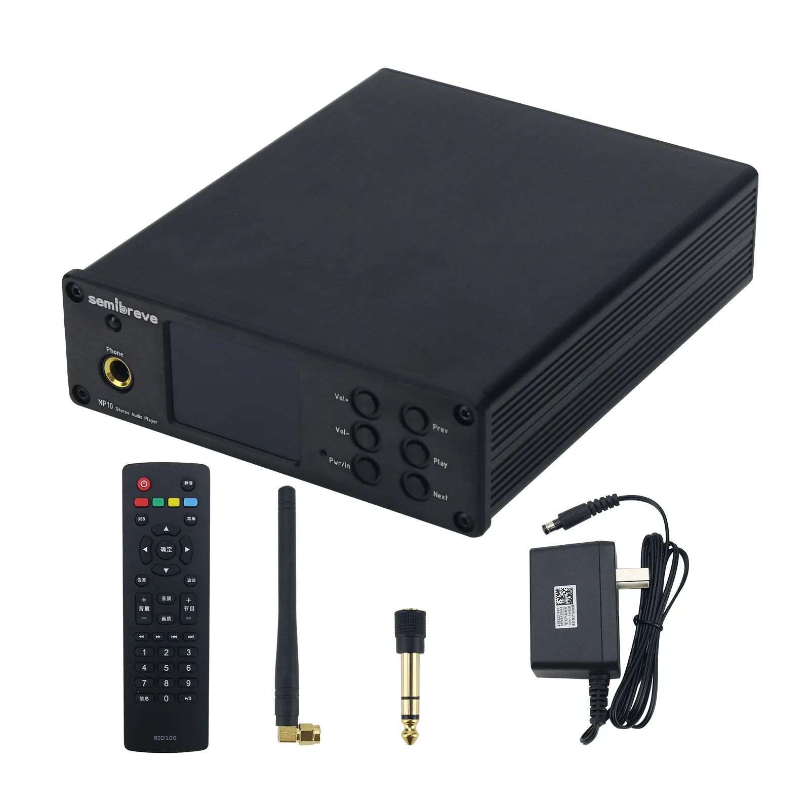HiFiAMP Semibreve NP10 Verlustfreier Audio-Decoder Kopfhörerverstärker 2-IN-1 2xES9038Q2M Bluetooth5.4 für QCC3084