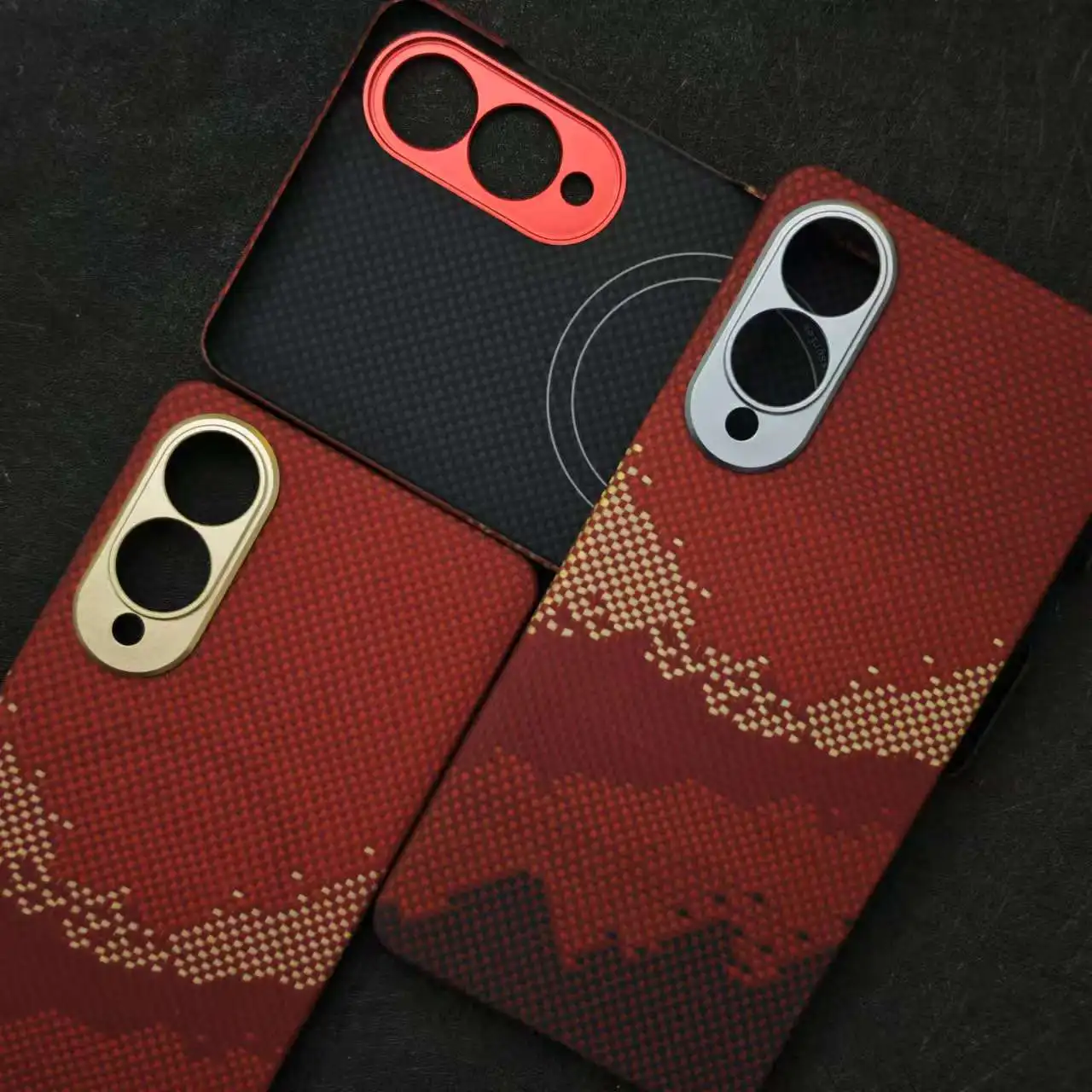 

Чехол для MagSafe для Samsung Galaxy S25 Edge из натуральной углеродной ткани, арамидный чехол, ультратонкий легкий магнитный чехол