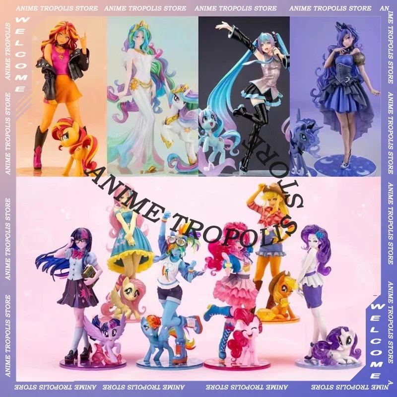 22CM Anime My Little Pony Action Figures Bishoujo Statue Figure Moon Princess Luna custom toys Figurines Collection Model Gift