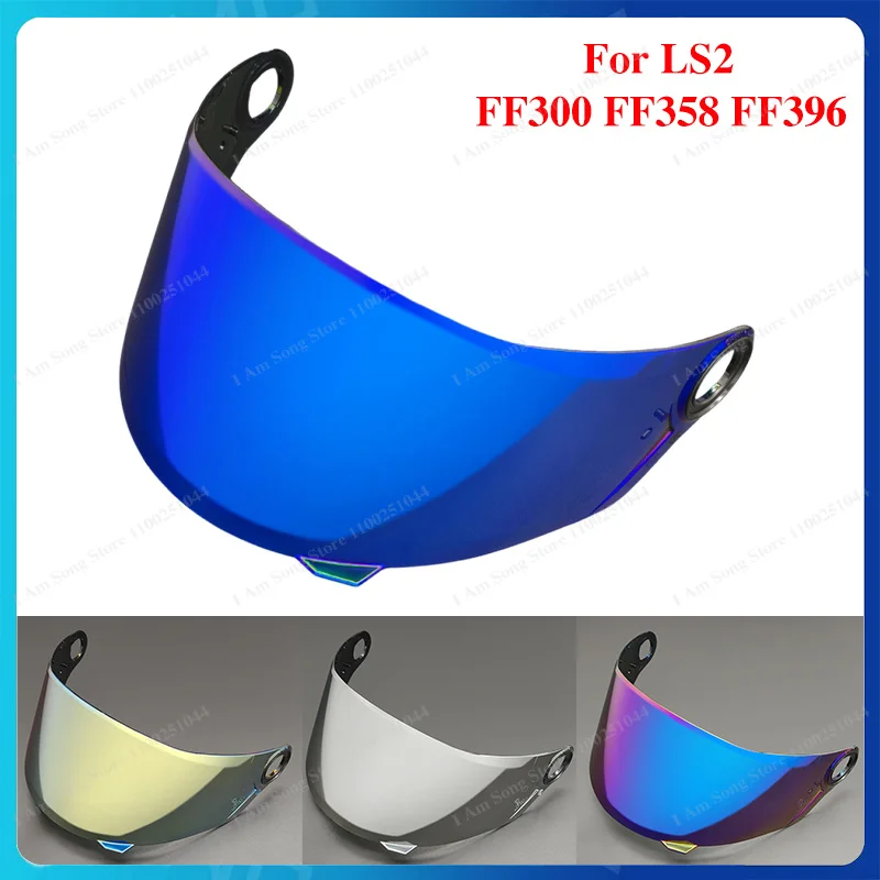 Motorcycle Helmet Lens For LS2 FF300 FF358 FF396 Anti-UV Dustproof Windproof High Transmittance Visor Replacement Helmet Visors