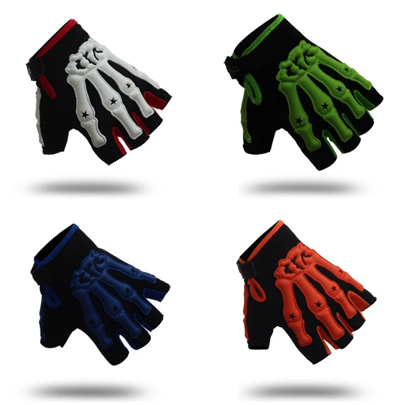 

Anti-fall Non-slip Universal Motorcycle Gloves Bike Motorcross Half Finger Gloves Protective Riding Cycling Moto Dirt Bike Glove