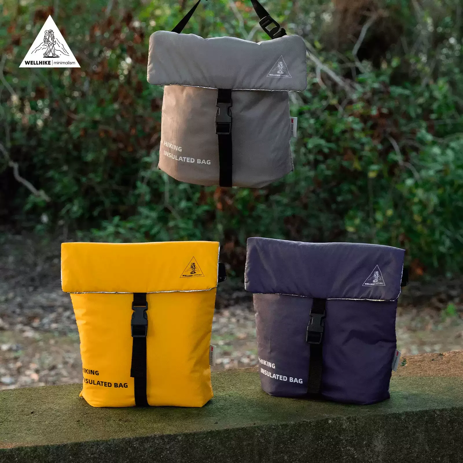 WELLHIKE 3M Thinsulate Portable Hiking Insulated Cooler Bag Waterproof Foldable Outdoor Camping Ice Bag