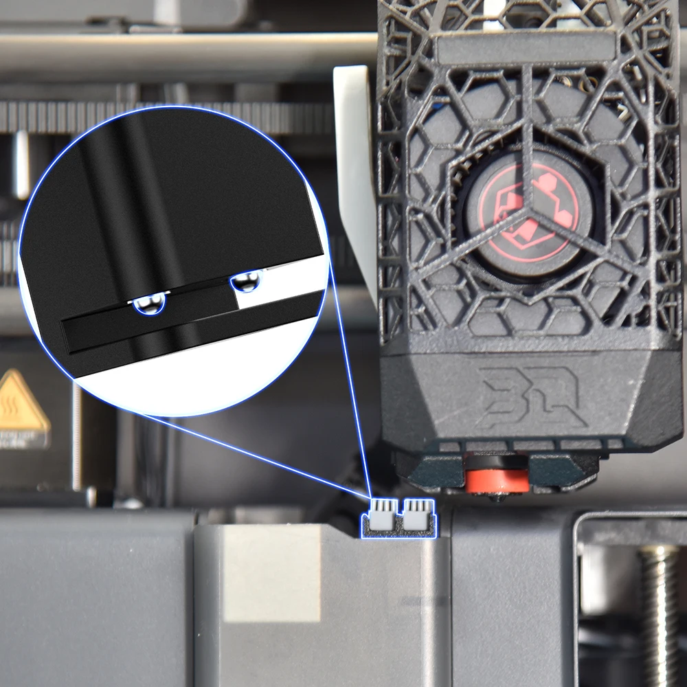 Cepillo Panda PX Panda, protector de purga, boquilla, limpiaparabrisas, cabezal de impresión, limpiador, cepillo de silicona montado, depurador para BambuLab P1 X1