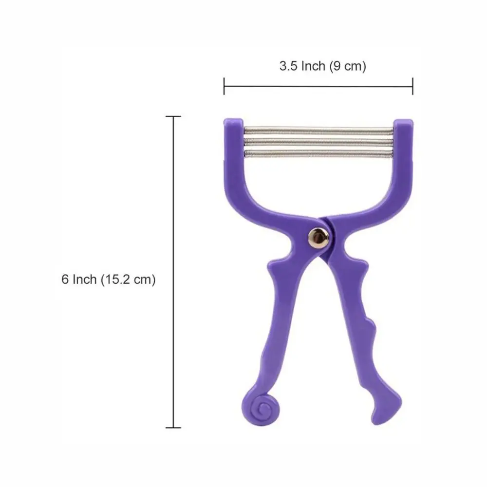 Отшелушивающий аппарат для ухода, безопасный ручной пружинный палочка для удаления волос на лице, инструмент для удаления волос с пружинной нитью, депилятор для волос, роликовый эпилятор