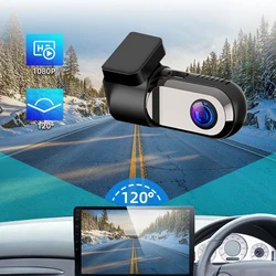 TAVALER Mini HD Car Video Recorder DVR Dash Cam 24 Hours Parking Monitor Car Driving Record 720P/1080P HD USB/WIFI Dash Camera
