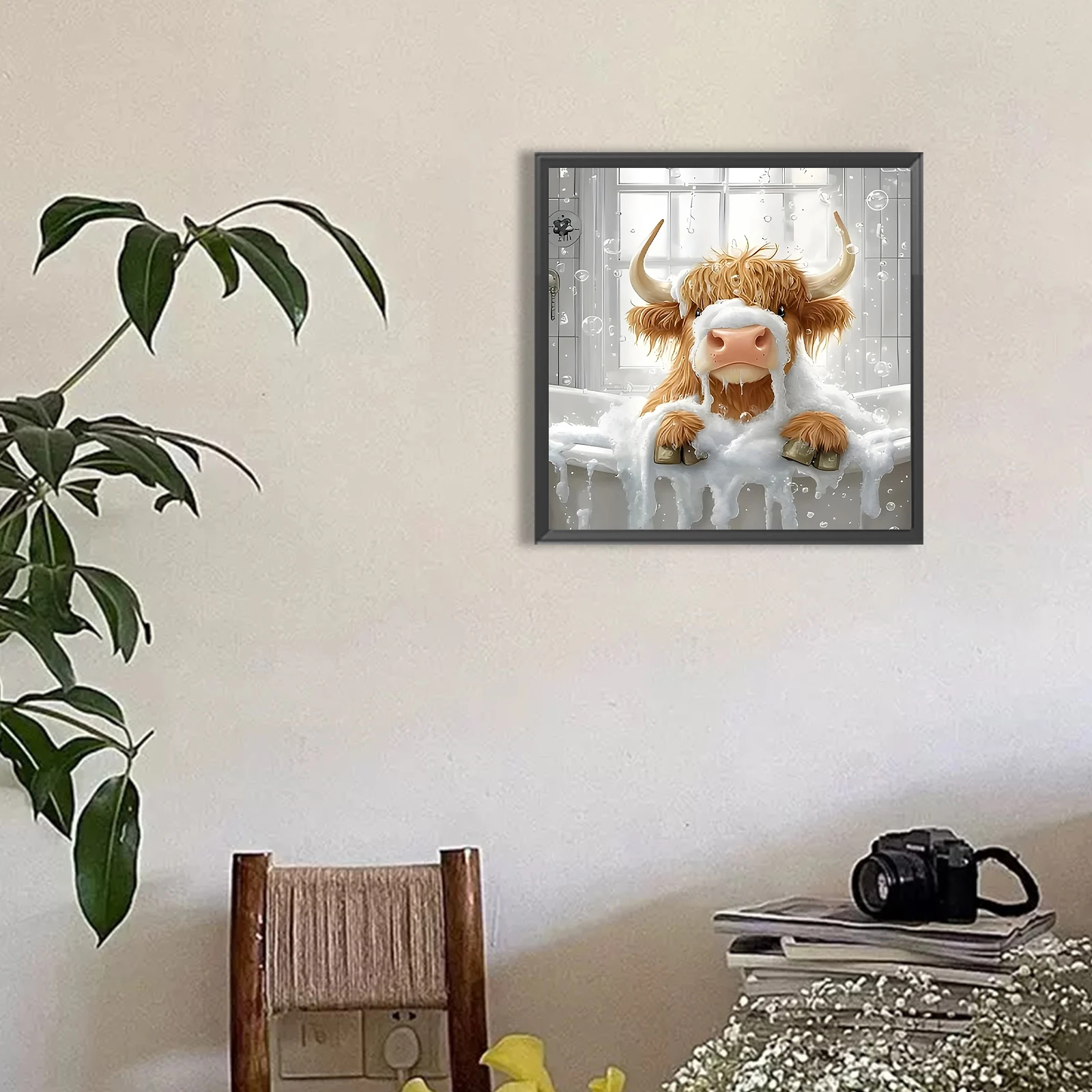Art Craft Ideas For Adults - Yak Full DIY 5D Okrągłe Diamentowe