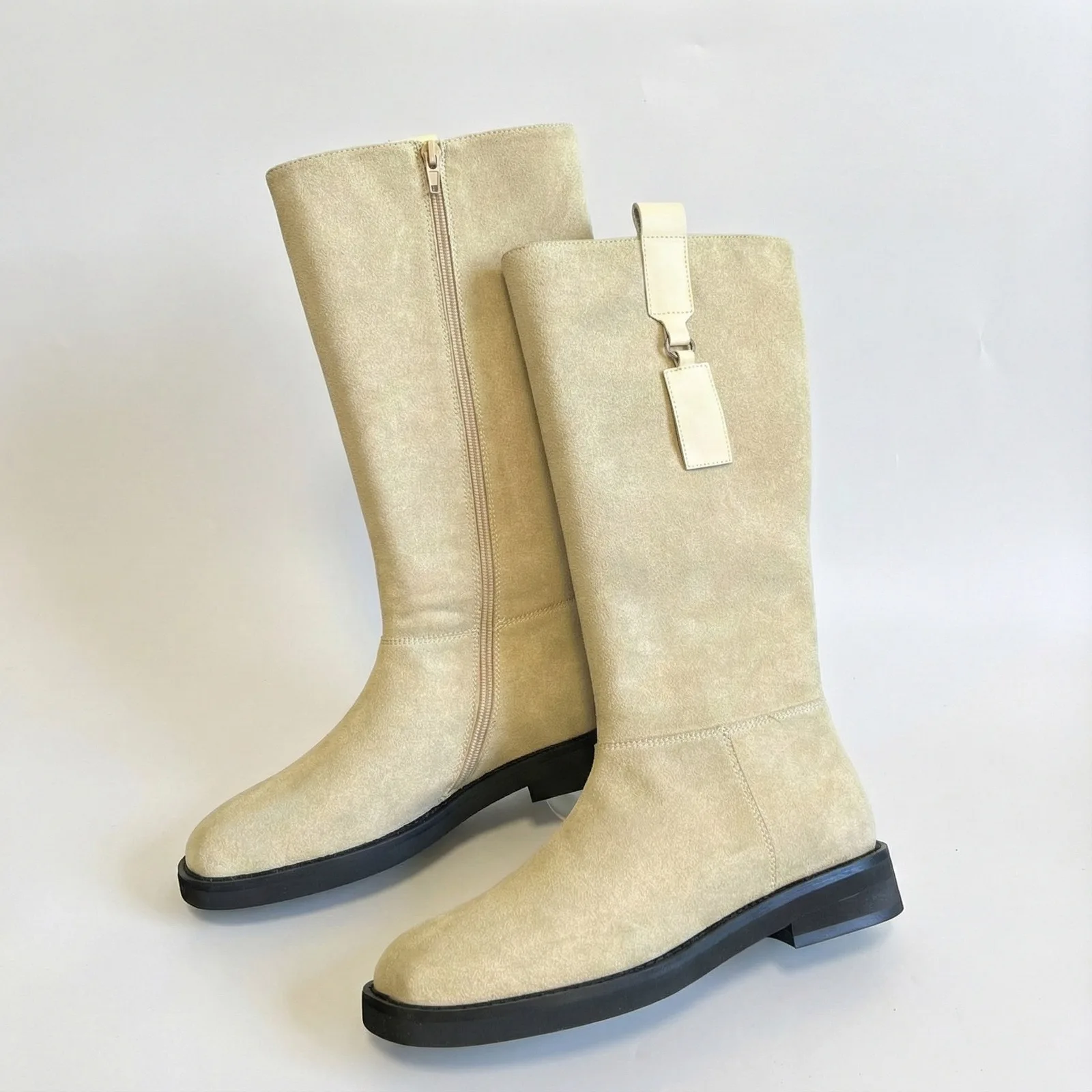 

26 new women's boots with cowhide upper and interior elegant and fashionable thigh high boots woman designer shoes platform shoe