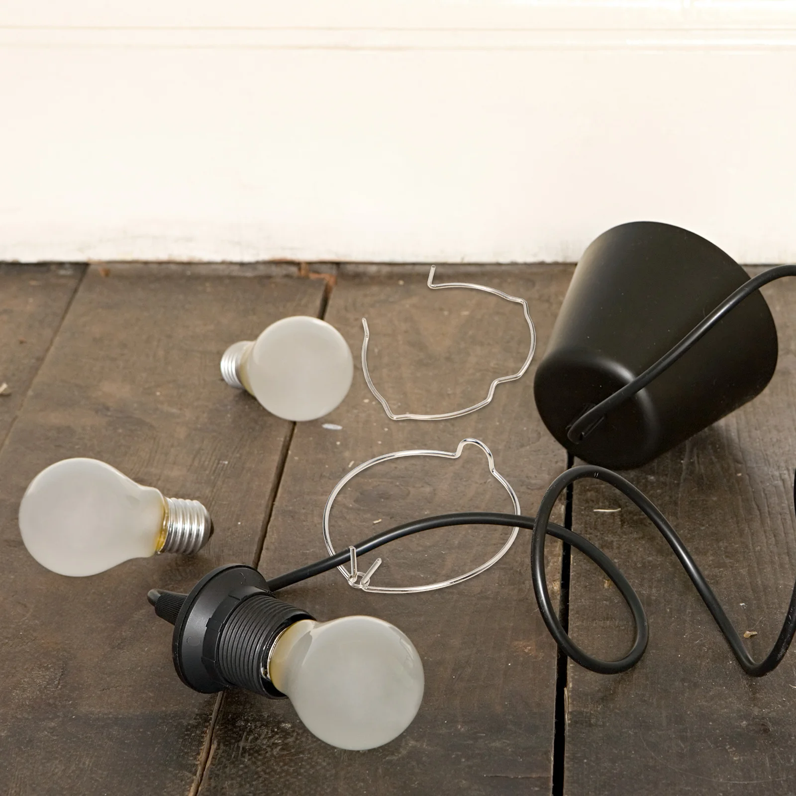 

30Pcs Spotlight Fixed Buckle Iron Spring Clips Durable Corrosion Resistant Retaining Rings for Mr10 Mr16 Halogen Lamps