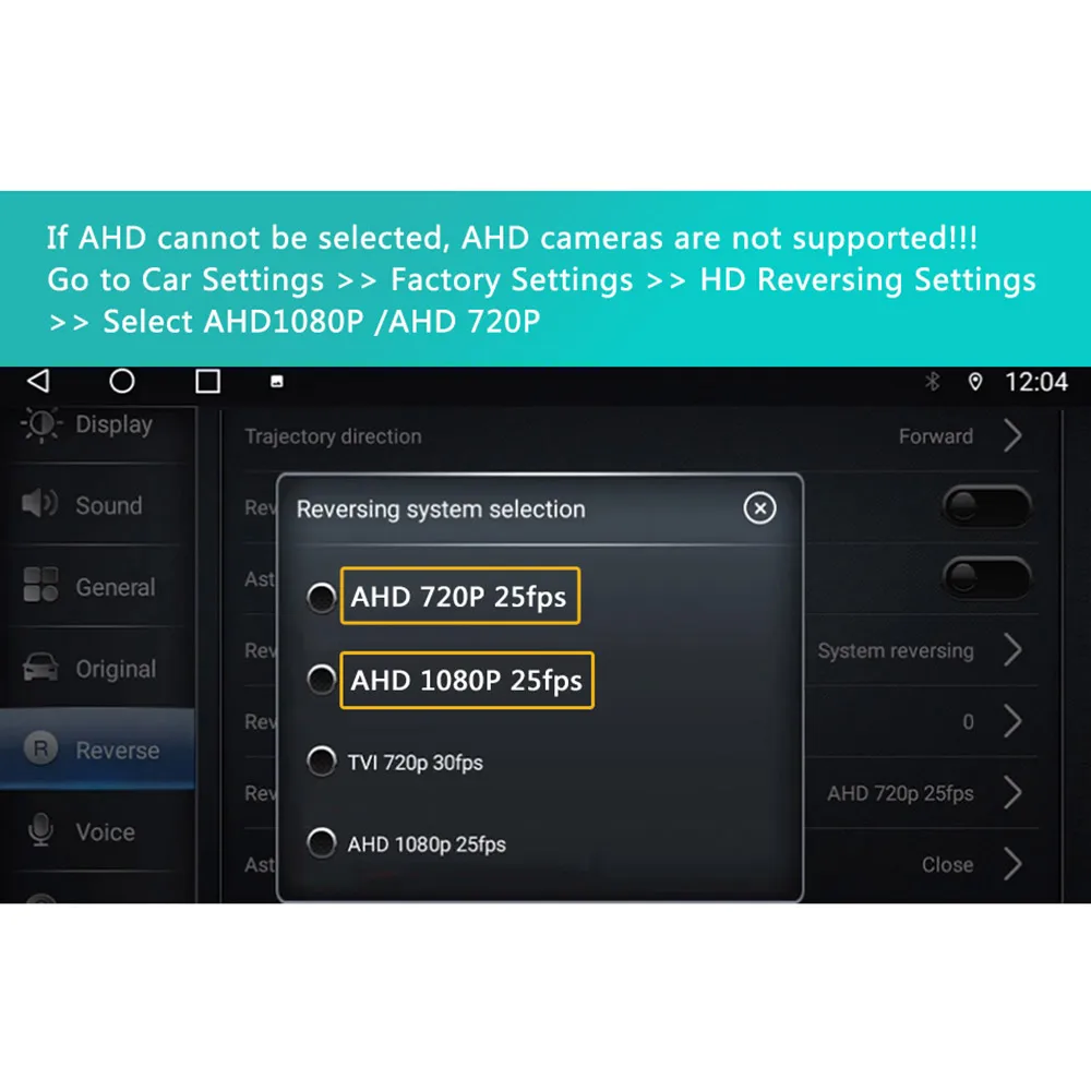 HD 3D 360 Degree Car Camera AHD 1080P Surround View Right Left Front Rear Camera For Android Navigation Reverse Golden Lens view 4