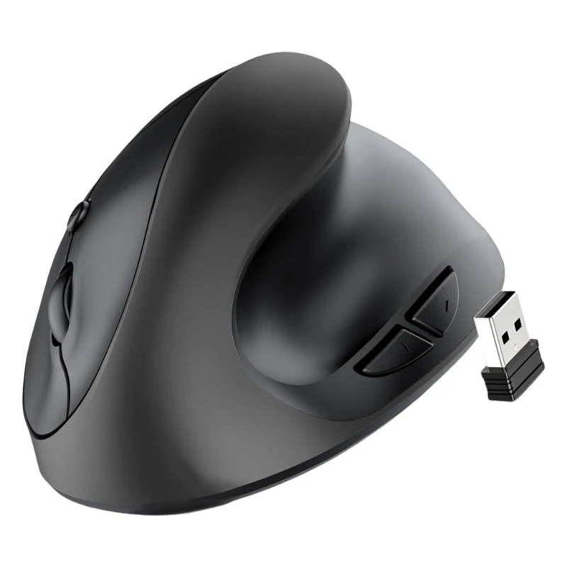 Mouse verticale wireless ergonomico batteria per computer verticale con pulsante silenzioso, mouse dal design ergonomico per alleviare il polso