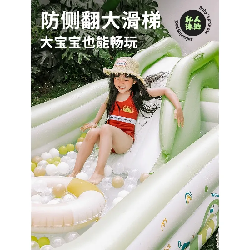 Inflatable swimming pool for children's household thickened baby large inflatable pool for children and adults to play in water