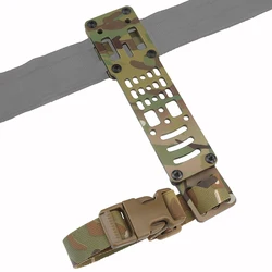 Aluminium Alloy Modular Holster Adapter Tactical Drop Leg Strap Kit LSK 3 Hole MOLLE Adjustable QLS Platform Receiver Plates